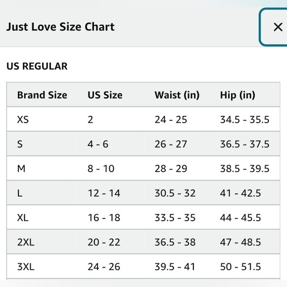 Just Love Denim Jeggings with Pockets Comfortable Stretch Jeans Leggings 3XL New - Picture 10 of 10